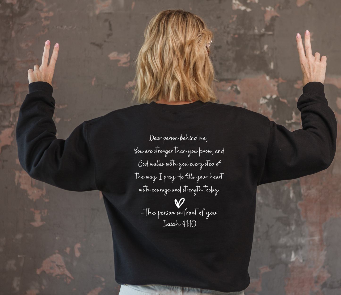 Isaias 41:10 - Sweater Women