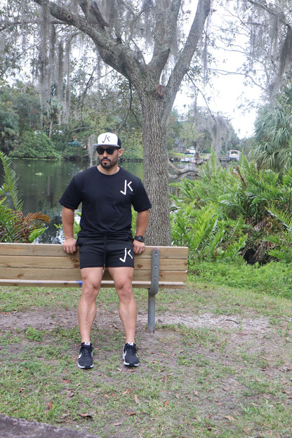Athletic sweat short - Black